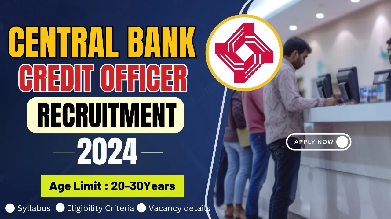 Central Bank Credit Officer Recruitment 2025