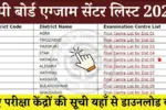 UP Board Exam Centre List 2025